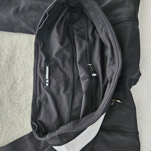 Lululemon Run: Inspire Crop II Black/white Size 4 W6830S. MSRP $89.00 - Picture 11 of 12